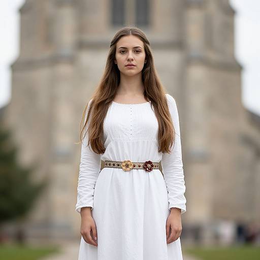 Medieval Church Attire Portrait