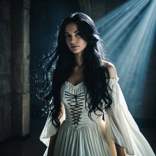 Dramatic Female Cosplay Costume Concept