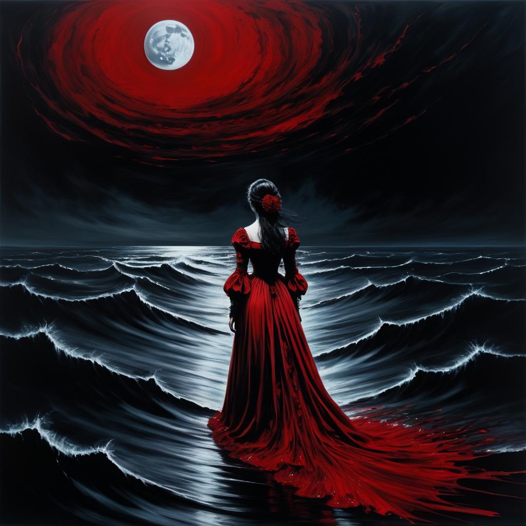 Victorian Lady in an Infinite Blood Sea