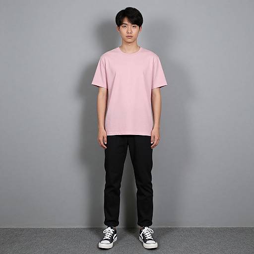 Realistic Casual Male Fashion Portrait