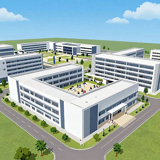 Aerial View of Conalep Campuses