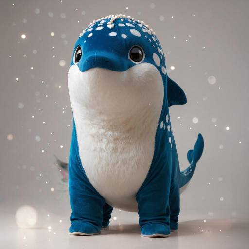 Realistic Whale with Pearl White Eyes Realistic Whale with Pearl White Eyes