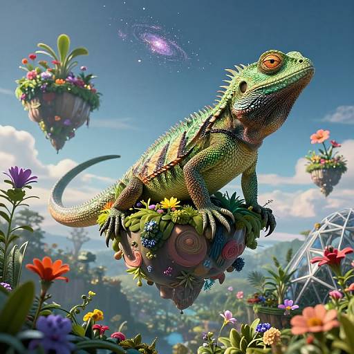 Levitating Lizards in Sky Gardens