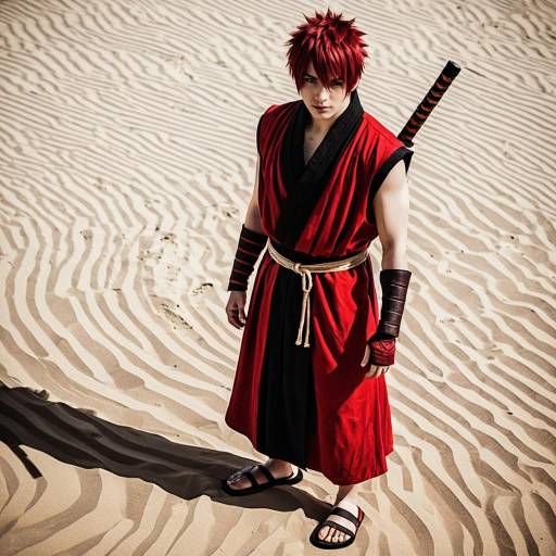 Unique Gaara Cosplay Costume Concept