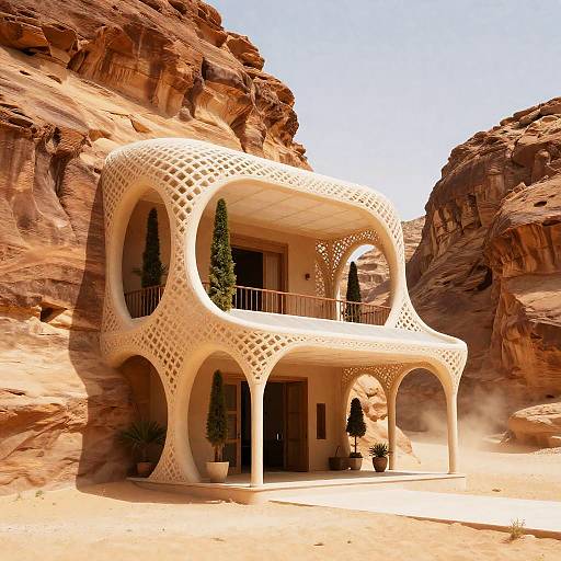 Sou Fujimoto Inspired Petra Lattice Oasis