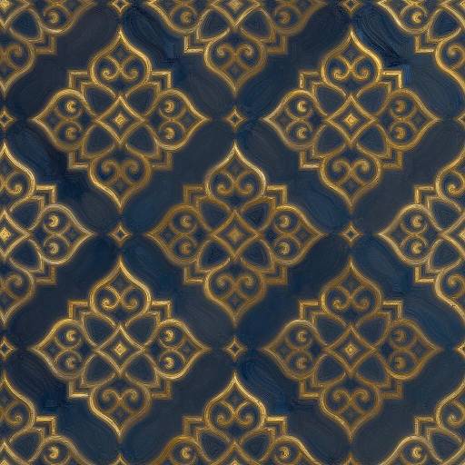 Seamless Islamic Arabesque Wallpaper Design