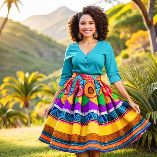 Vibrant Portrait of Smiling Hispanic Woman Vibrant Portrait of Smiling Hispanic Woman