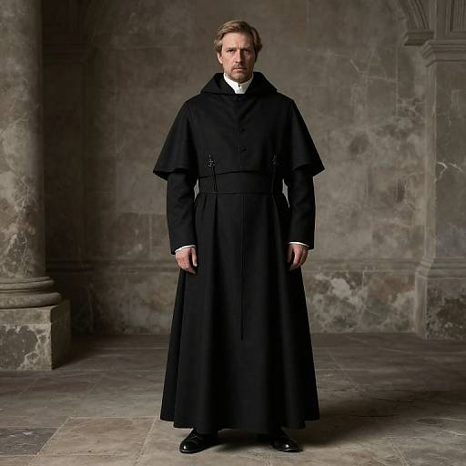 Cinematic Nineteenth Century Prelate Portrait
