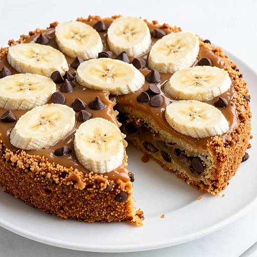 Caramel Banana Upside Down Cake