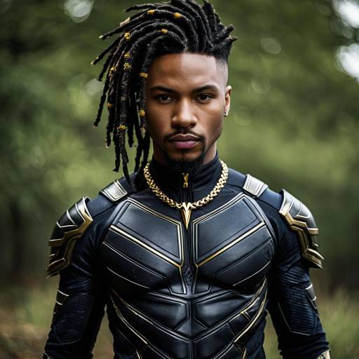 Elegant Killmonger Cosplay Costume Concept