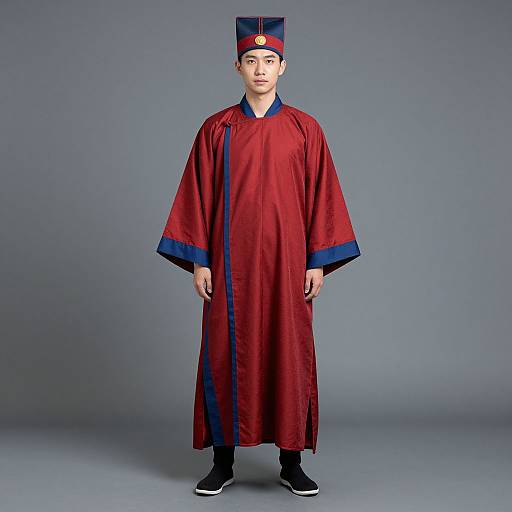Oversized Costume in Red and Blue