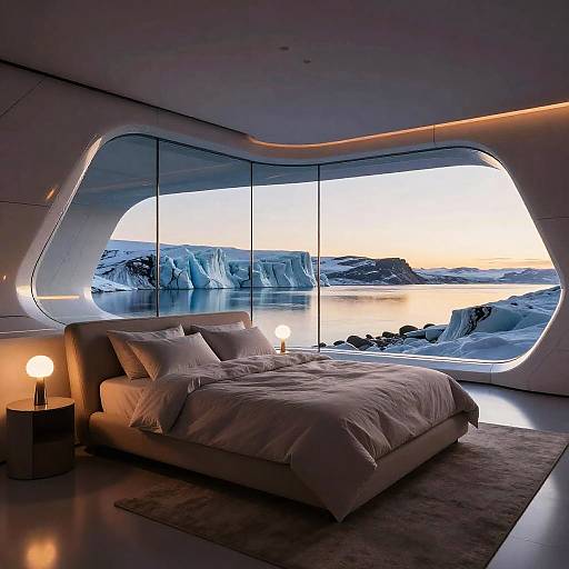 Futuristic Luxurious Bedroom Interior