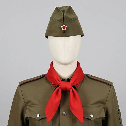 Mannequin in Military Uniform