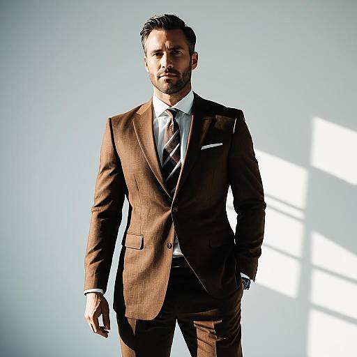 Specular Reflection Male Model Portrait