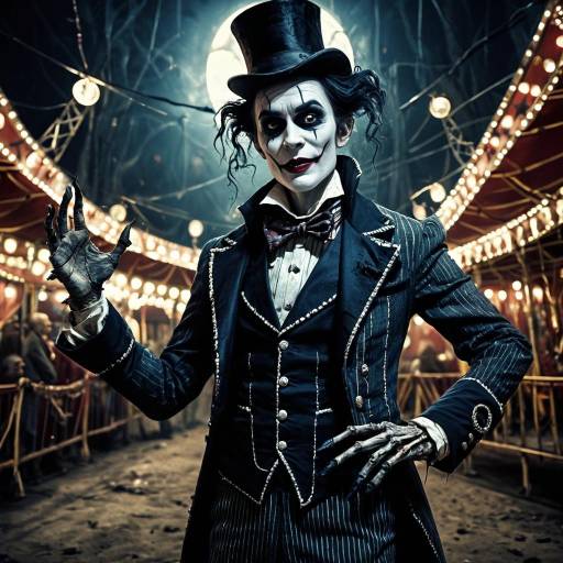 Twisted Circus Ringmaster Art Style
