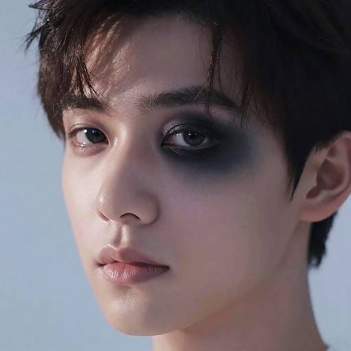 Surreal Portrait with Black Eye Filter