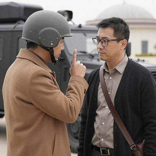 Outdoor Photograph of Two Men
