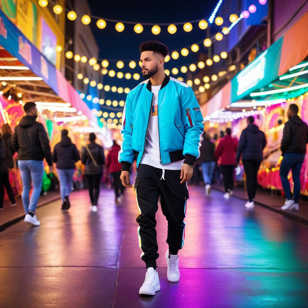 Vibrant Street Dancer in Stylish Attire