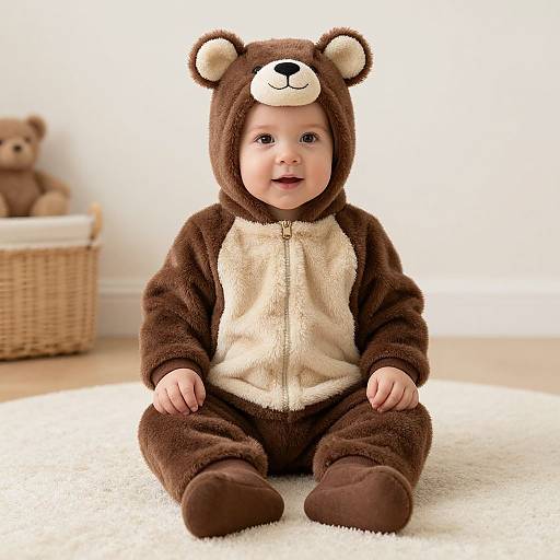Cute Toddler in Otter Costume