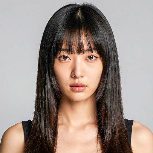 Elegant Portrait of an Asian Woman