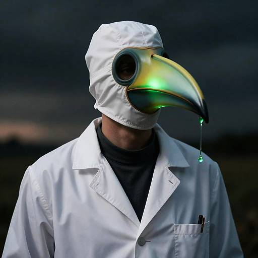 Phosphorescent Plague Doctor Mask