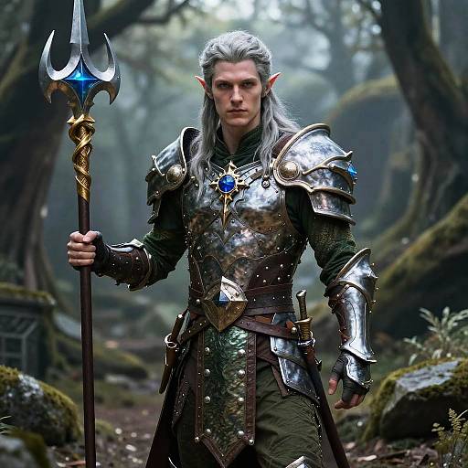 Handsome Rogue Paladin Merfolk