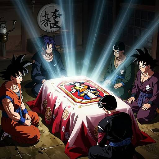 Dragon Ball Mourning Funeral Scene