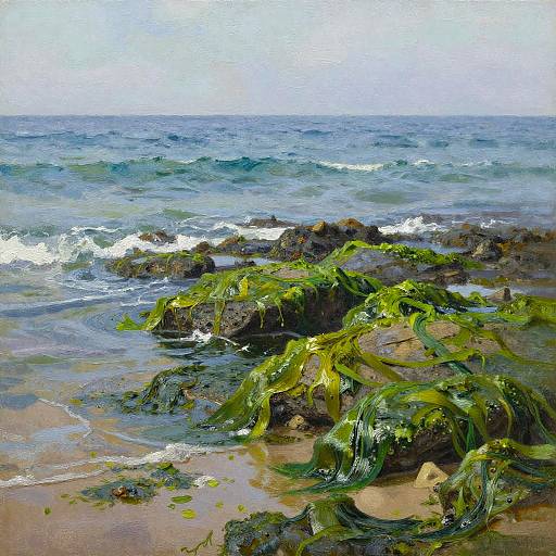 Secluded Cove with Emerald Shore