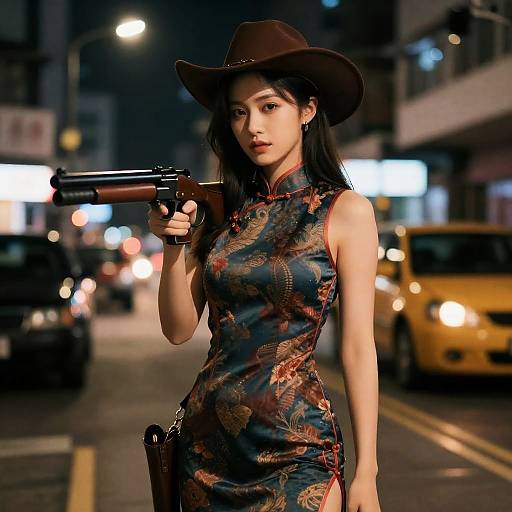 Ultra-Realistic Nighttime Hong Kong Scene