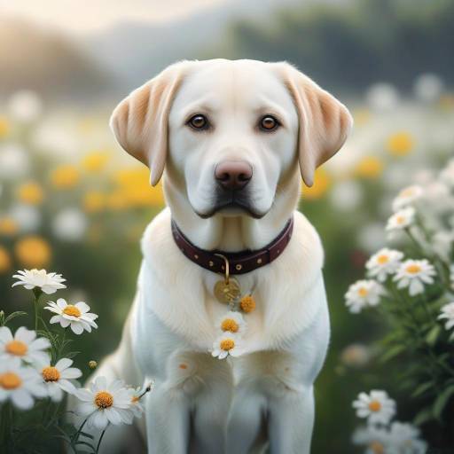 Realistic Labrador Retriever in Nature