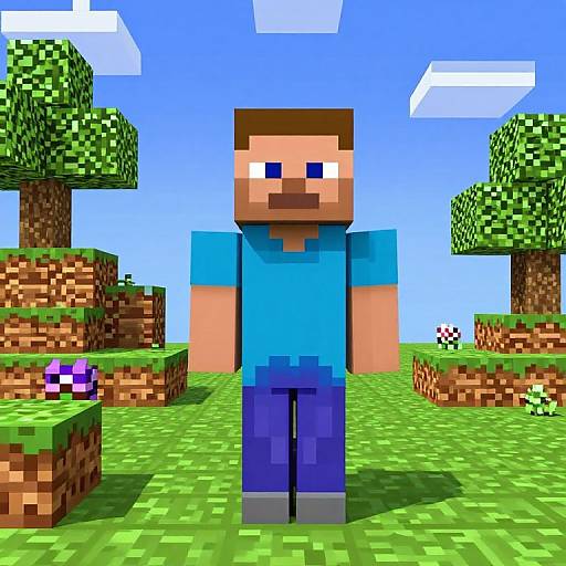 Minecraft Parallax HD Wallpaper