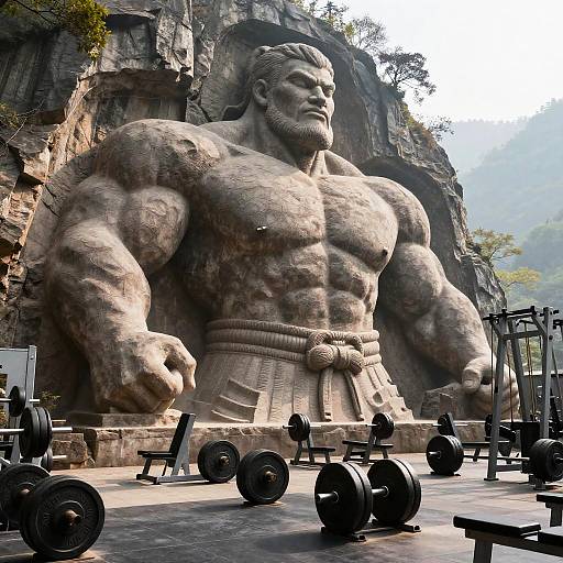 Epic Mountain Gym Bodybuilders