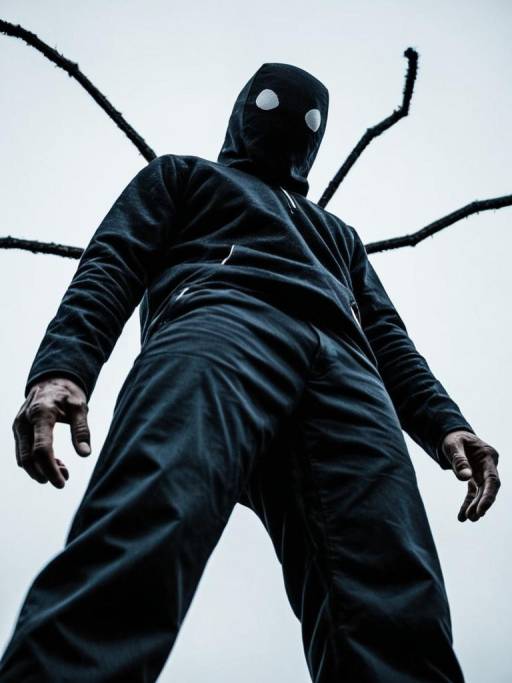 Cinematic Stickman Costume Portrait