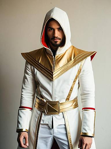Man in Vega Cosplay Costume