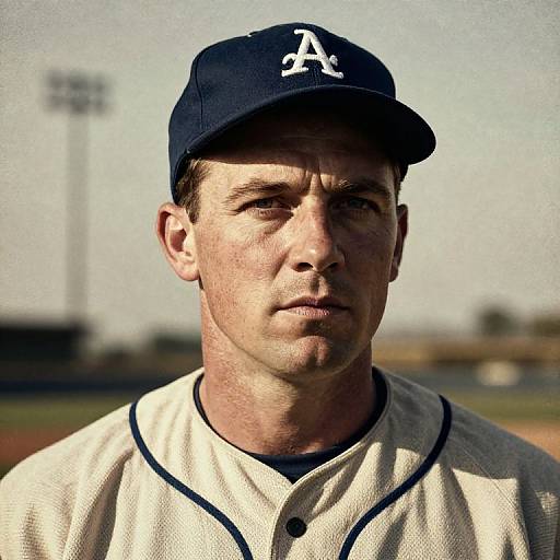 Dramatic Chiaroscuro Portrait of Gehrig
