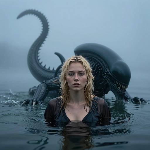 Mystical Encounter with an Alien Creature