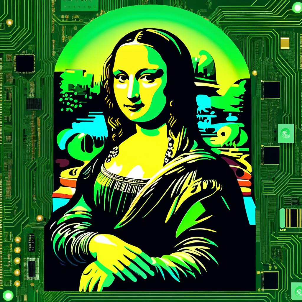 Circuit Board Mona Lisa: A Cinematic Twist