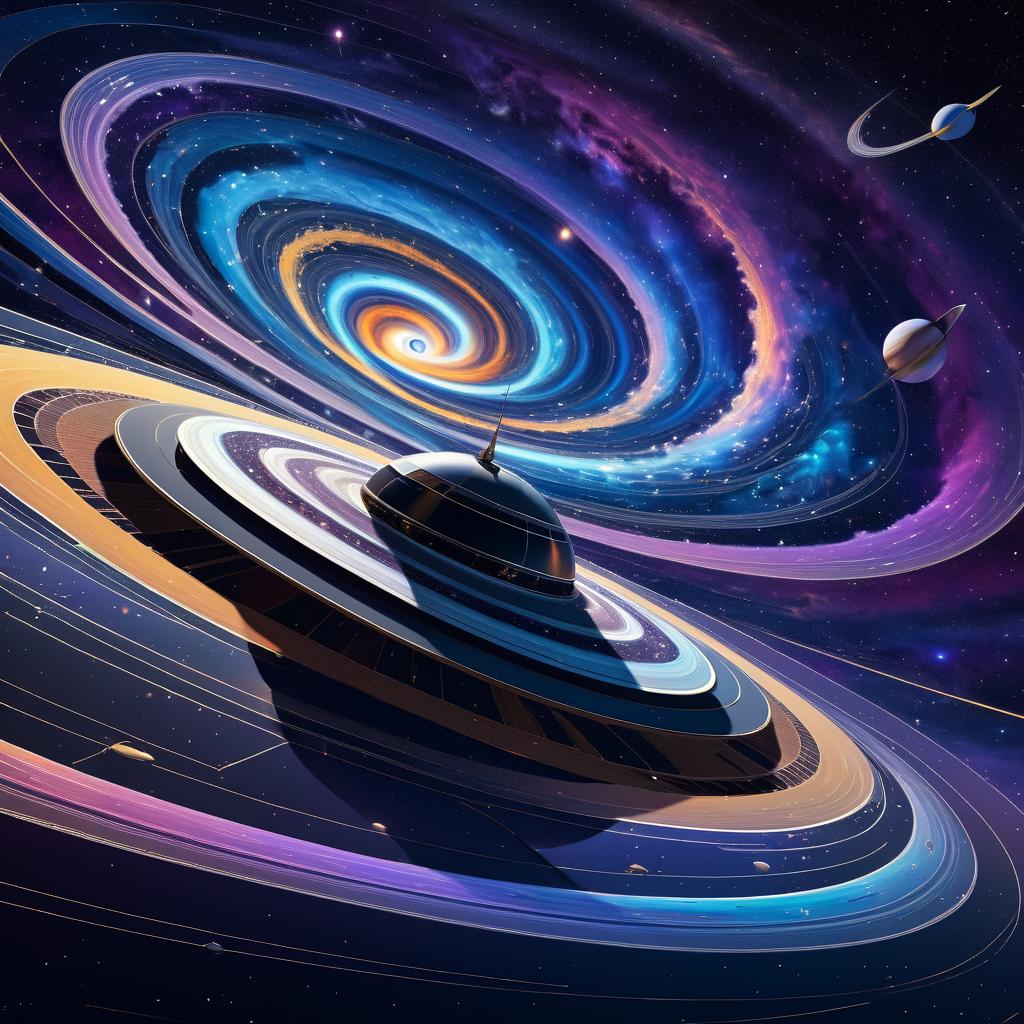 Cosmic Explorer in Breathtaking 3D Art