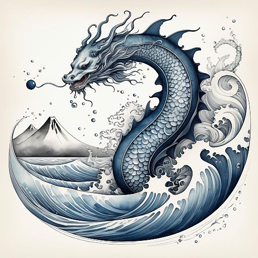 Mythical Sea Creature in Classic Styles