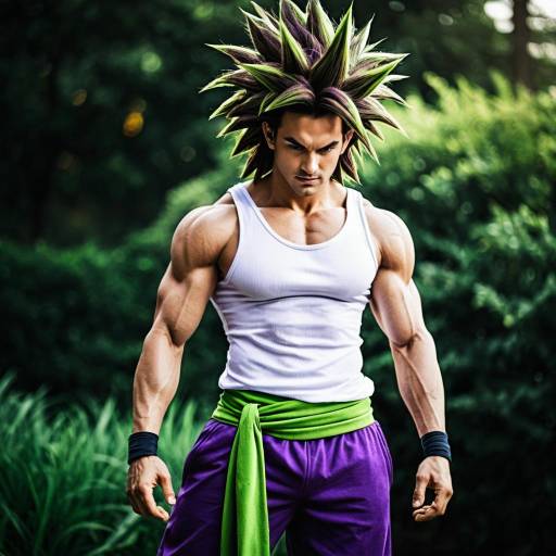 Broly DBS Cosplay with Bokeh Effect
