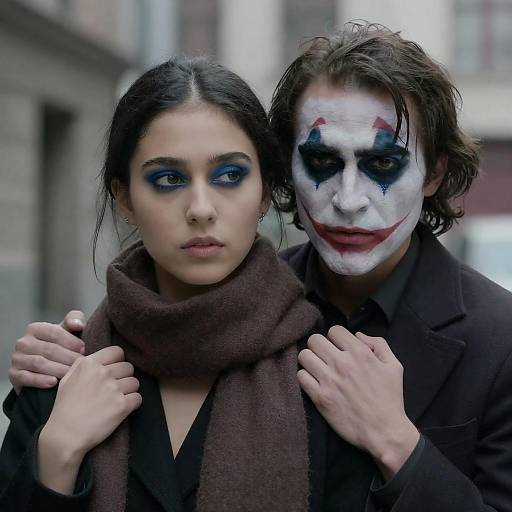 Intense Urban Portrait of a Couple