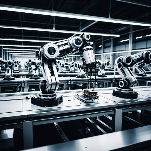 Metal Robot Calibrating Nano-Assembly Line