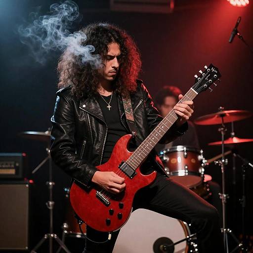 Dynamic Rock Concert Scene Photograph