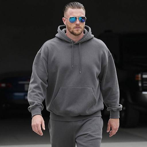 Stylish Long-Legged Man in Aviators