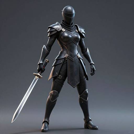 Cryptocurrency Ninja Warforged Character