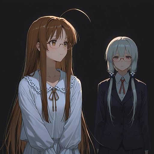 Illustration of Hasegawa chisame, mahou sensei negima! in the style of Tsukino (nakajimaseiki)