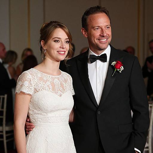 Elegant Couple at Formal Event