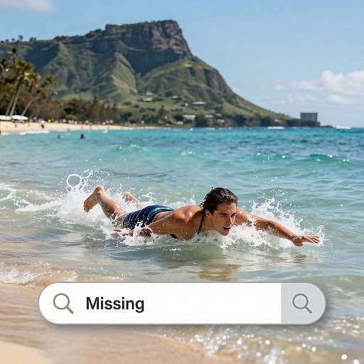 Search for Missing Swimmer