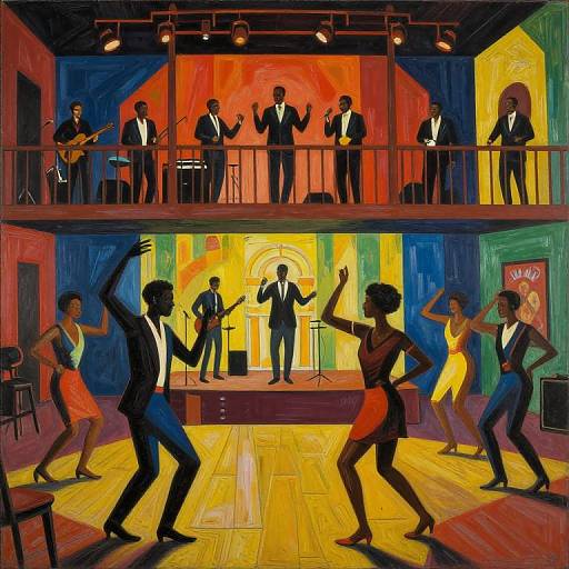 1920s Juke Joint Music Video Scene