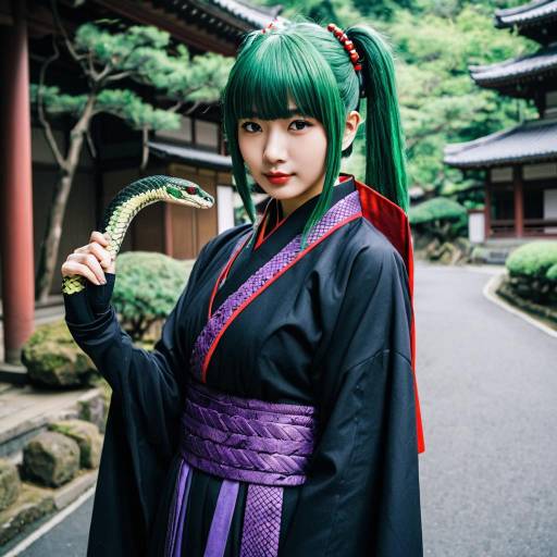 Cosplay photo of adagumo no saragimaru. Costume clothes